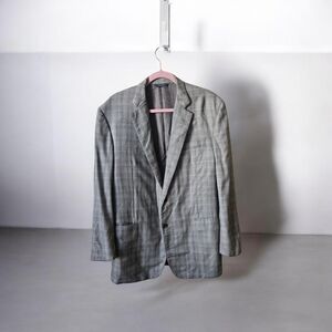 Brooks Brothers Jacket Mens 44L Wool Canvas  Thomas 1818 Madison Sport Coat#86